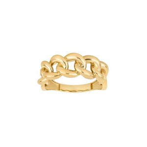 8kt guld ring med panser mønster af Siersbøl 183 058 3